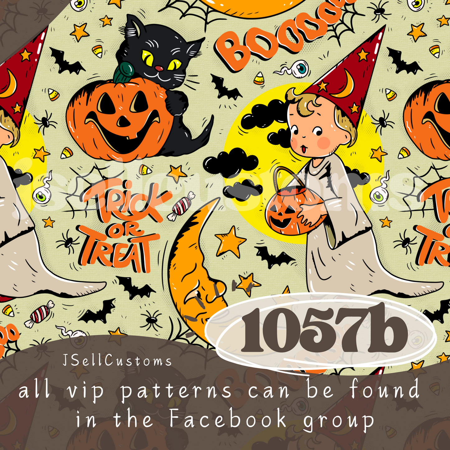 Vintage Black Cat 1057