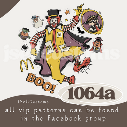 Vintage (Spooky) Fast Food 1064a PNG