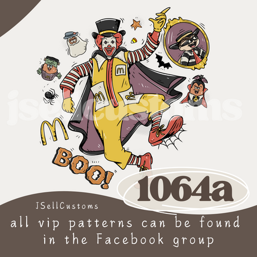 Vintage (Spooky) Fast Food 1064a PNG