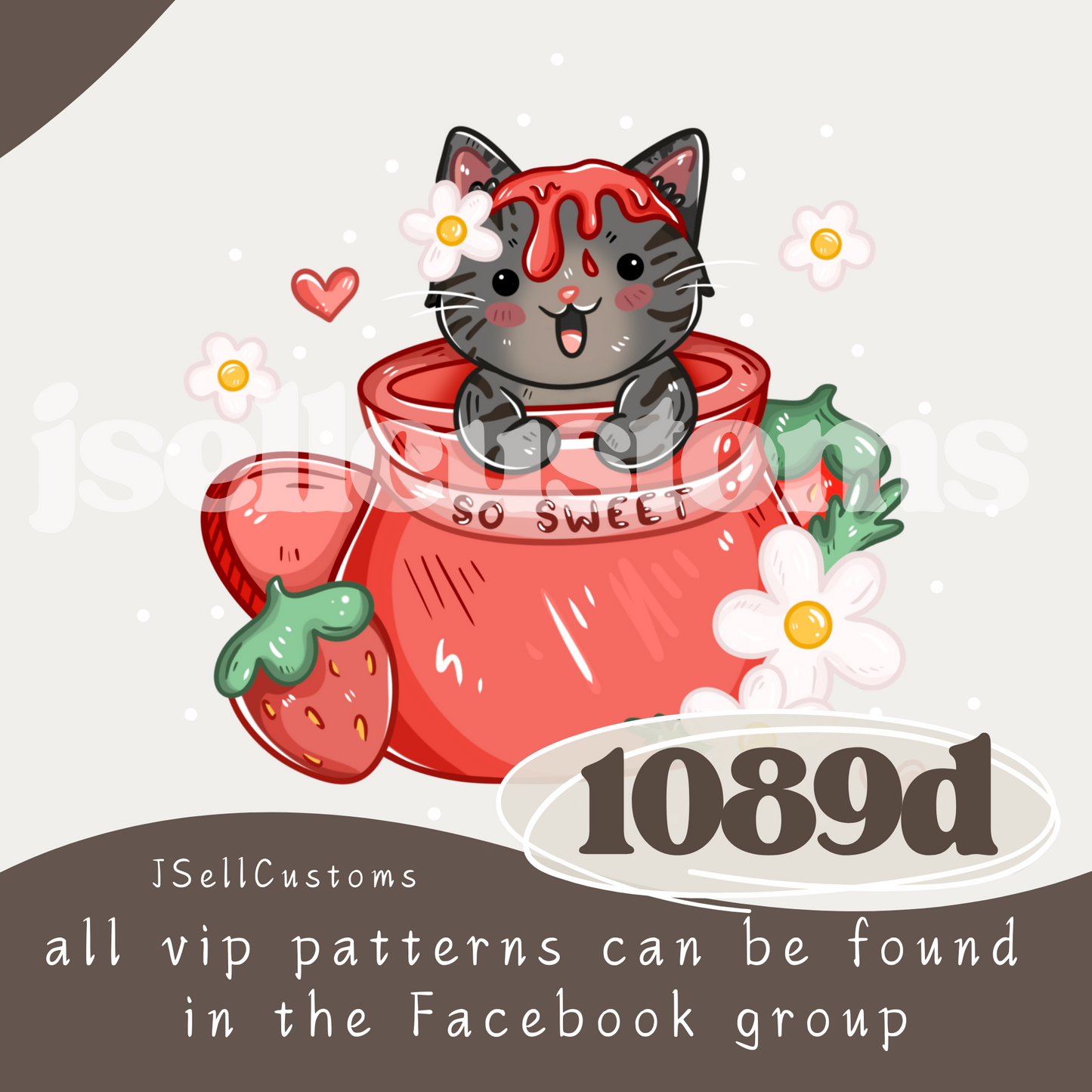 Strawberry Cats 1089