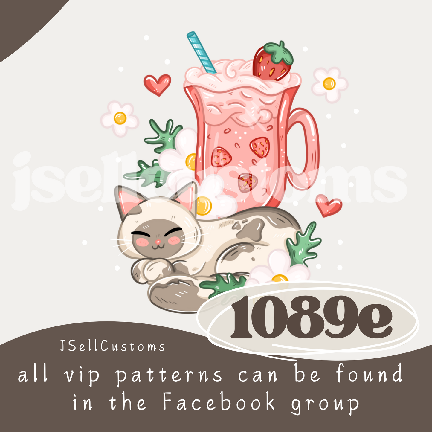 Strawberry Cats 1089