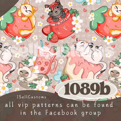 Strawberry Cats 1089