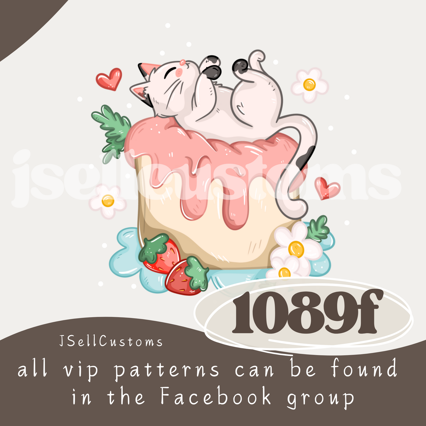 Strawberry Cats 1089