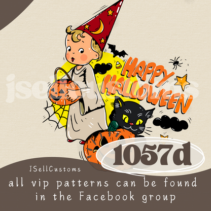 Vintage Black Cat 1057