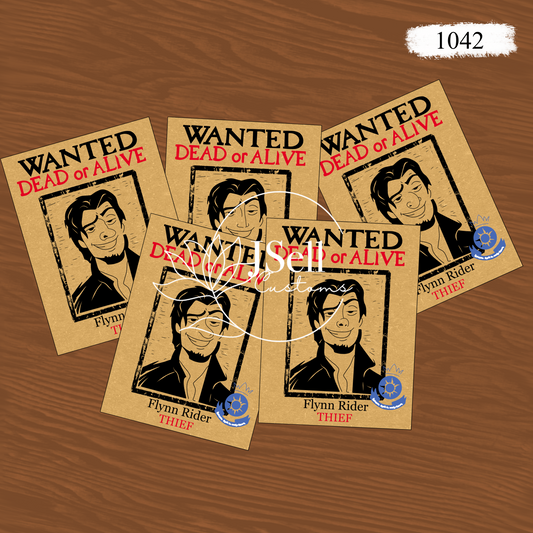 Wanted Poster Panel & PNG 1042